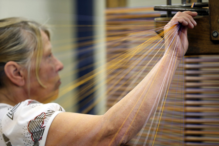 FTA: Christopher Furlong: A weaver creates ribbons in Bedworth