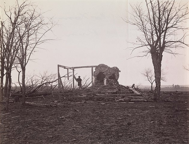 Civil war photography: 65. Ruins of Mrs. Henry's House.jpg