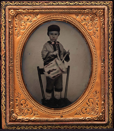 Civil war photography: 36. Young Boy in Zouave Outfit.jpg