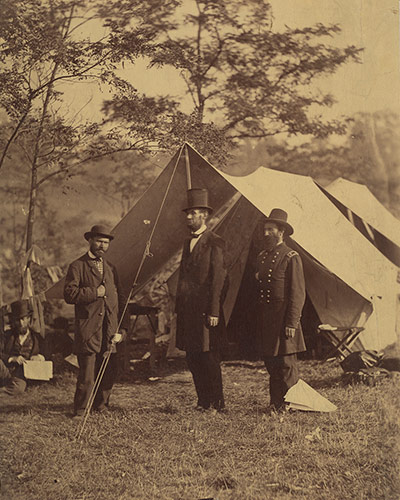 Civil war photography: 14. The President et al..jpg