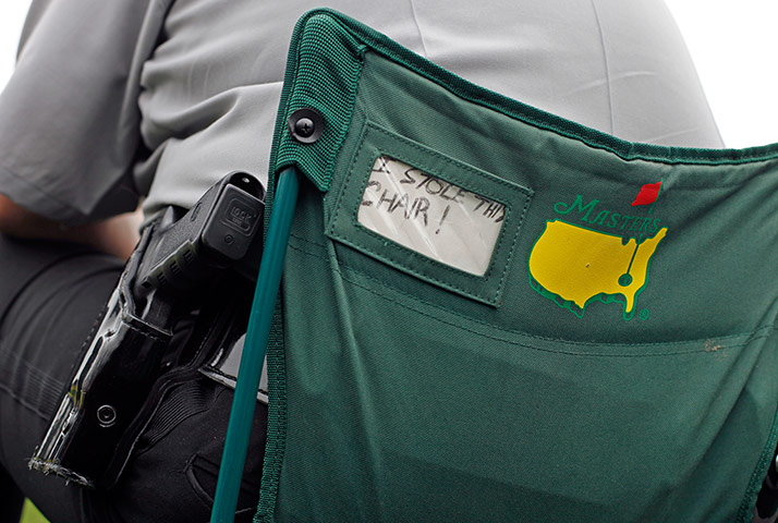 augusta day 1: Sheriff at the Masters