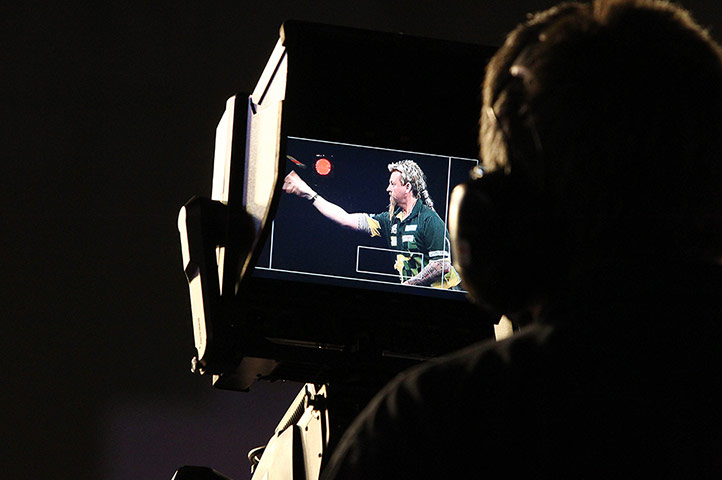 best of the week: A TV camera showing Simon Whitlock in action