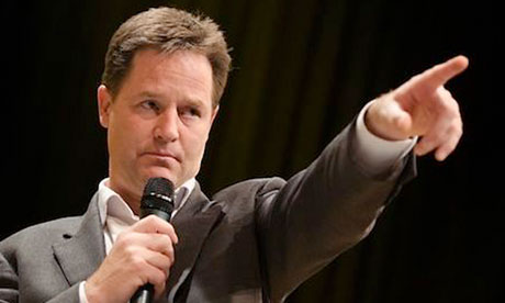 Nick Clegg, UK deputy prime minister