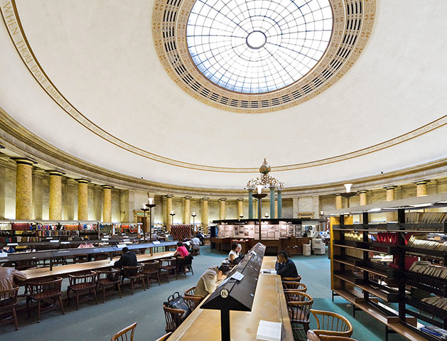 ALCS: Gallery: ALCS: The main Reading Room of the Central Library, St Peter's Square