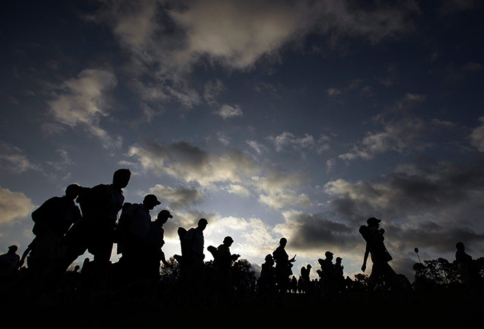 Augusta day 2: Spectators at the Masters