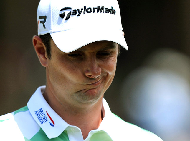 Masters Day two: Justin Rose of England 