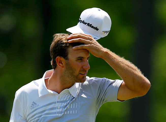 Masters Day two: Dustin Johnson 