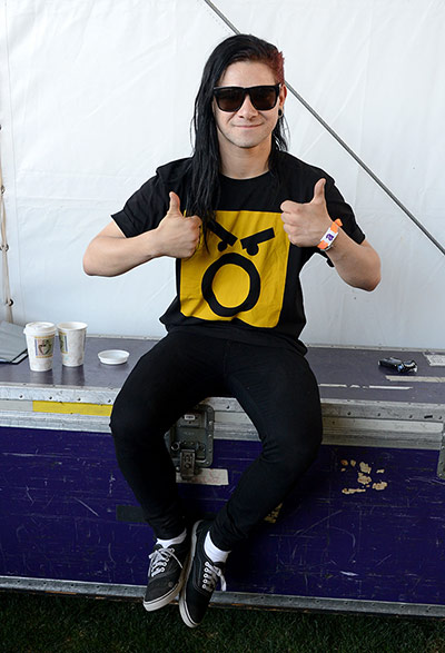 Coachella: Musician Skrillex