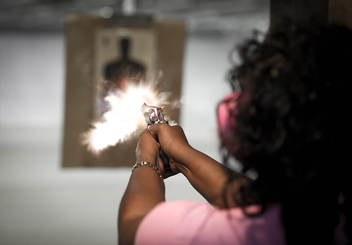 24 Hours: Dedra, a member of the Pistol Packing Ladies shooting club in Virginia