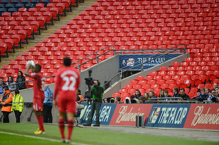 FA Cup semi: Empty seats