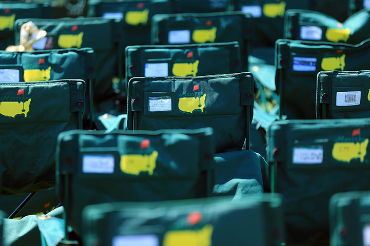 golf day 3: Patron's chairs at the Masters