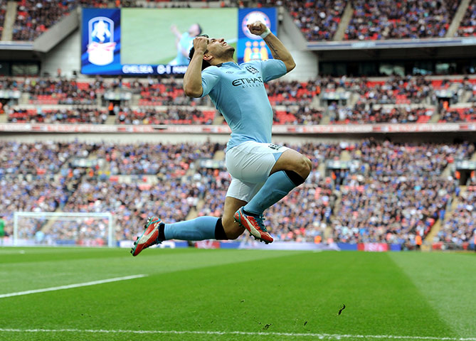 sport: Soccer - FA Cup - Semi Final - Chelsea v Manchester City - Wembley Stadium