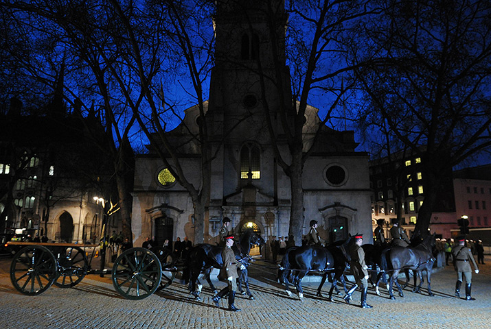 Rehearsal: A Gun Carriage from the King's Troop Royal Horse Artillery