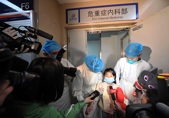 24 hours: Beijing, China: A girl, who was previously infected with H7N9 bird flu