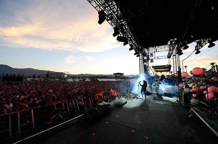 Coachella Day 2 and 3: Portugal. The Man performs onstage during day 2 