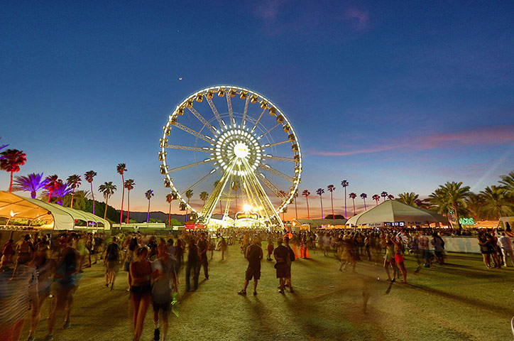 Coachella Day 2 and 3: A general view of the atmosphere during day 2