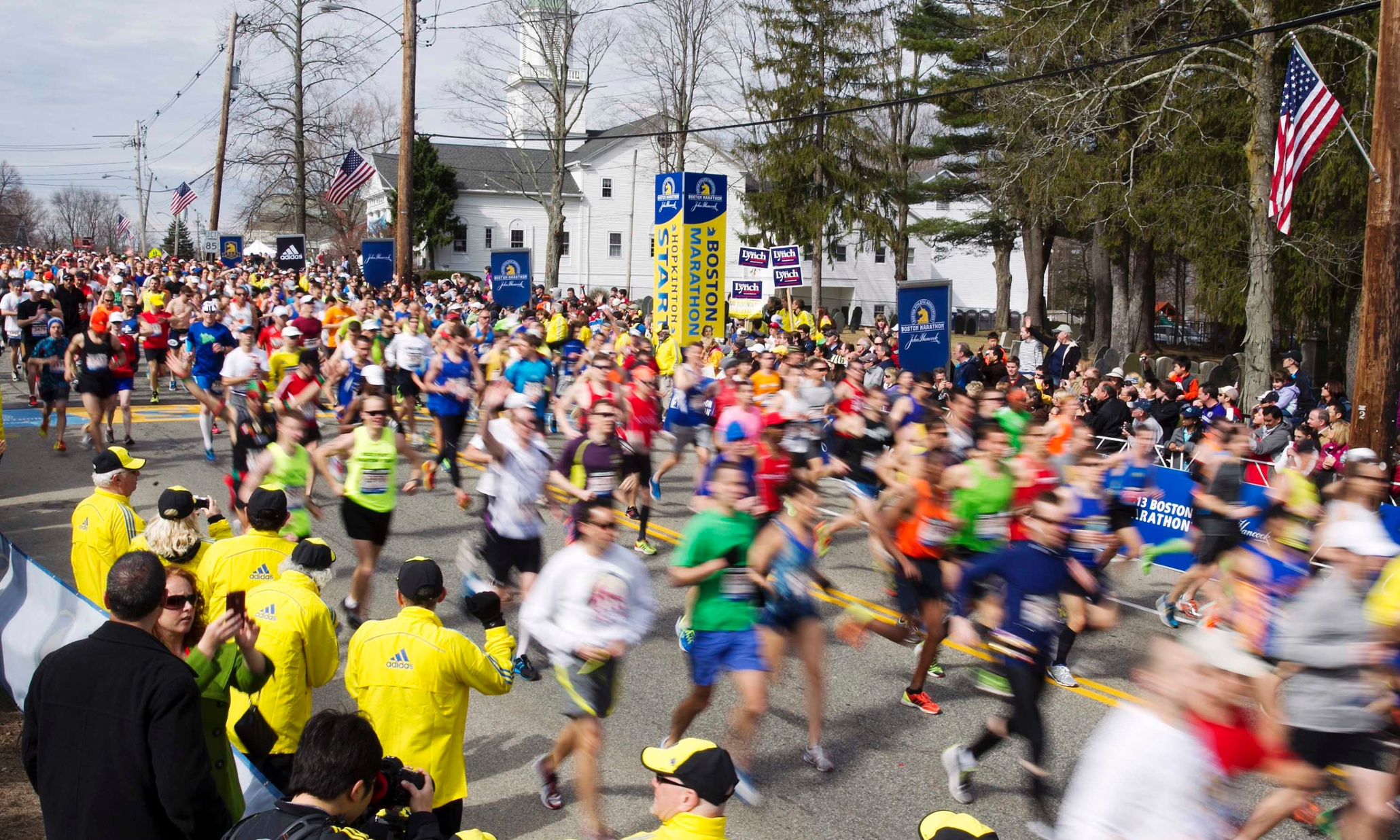 Boston Marathon blasts three dead and more than 100 injured as it