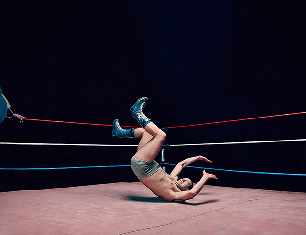 Beautiful Games: Wrestling photographs by Nick Ballon