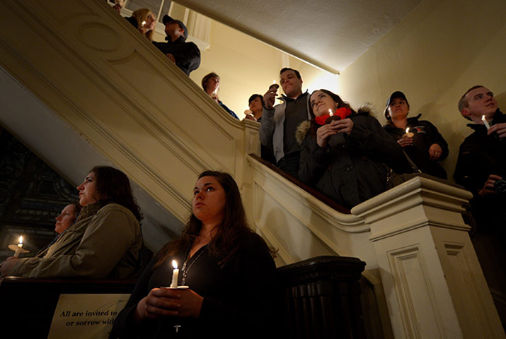 boston vigils: Arlington Street Church