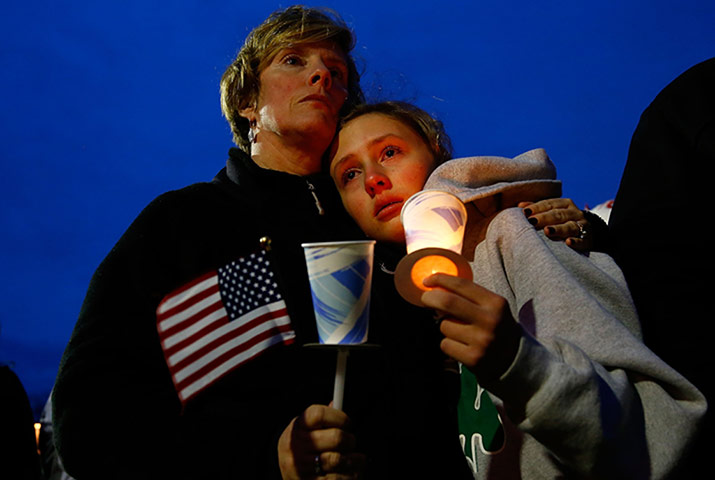 boston vigils: Boston Deals With Aftermath Of Marathon Explosions