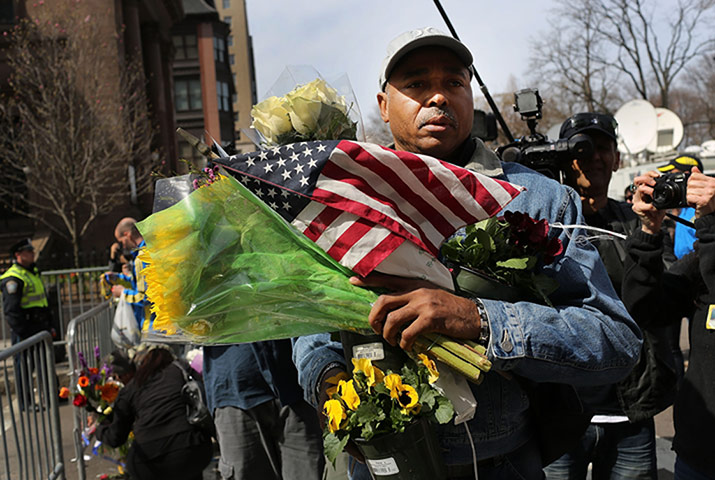 boston vigils: Boston Deals With Aftermath Of Marathon Explosions