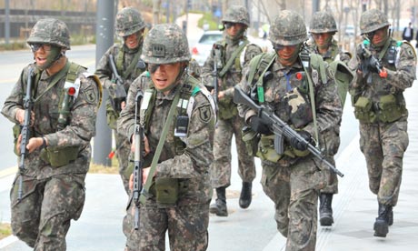 Soldados sul-coreanos