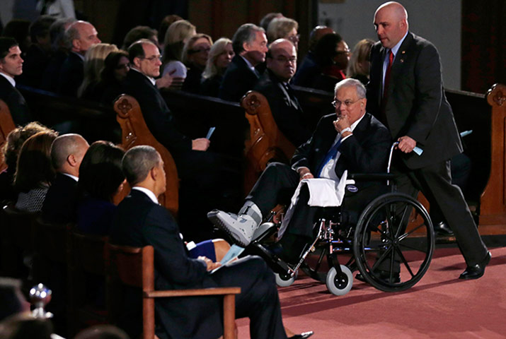boston service: Thomas Menino, Barack Obama, Michelle Obama