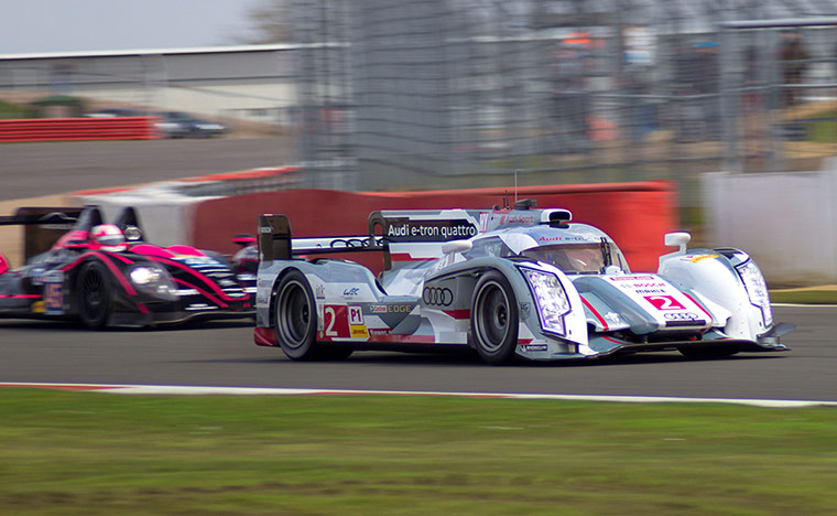 silverstone: Audi's winning No2 R18 of Allan McNish, Tom Kristensen and Loïc Duval