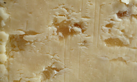 Block of cheddar cheese