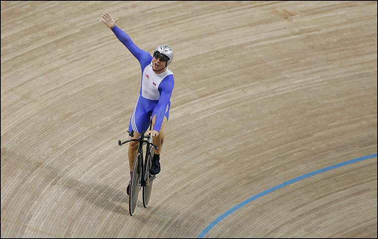 Life & times of Chris Hoy: Chris Hoy wins his first Olympic gold