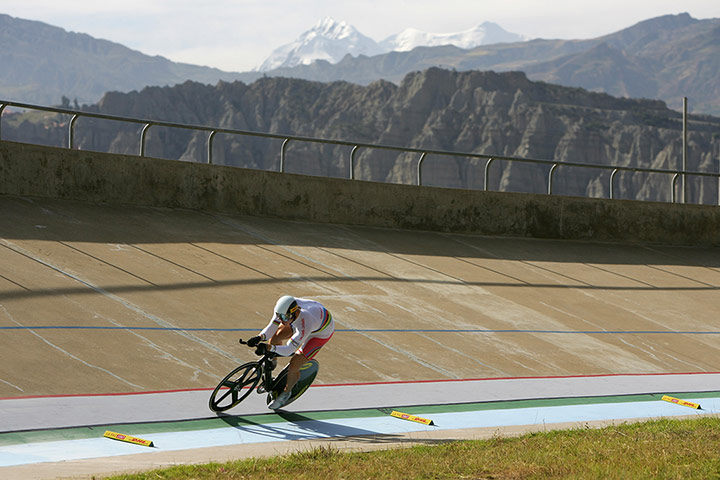 Life & times of Chris Hoy: Chris Hoy World Altitude Record