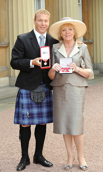 Life & times of Chris Hoy: British Olympians Receive Honours At Buckingham Palace