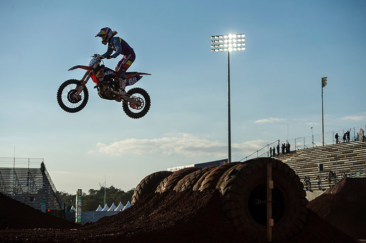 24 hours in pictures: Tarah Gieger in action during the Women's Enduro X