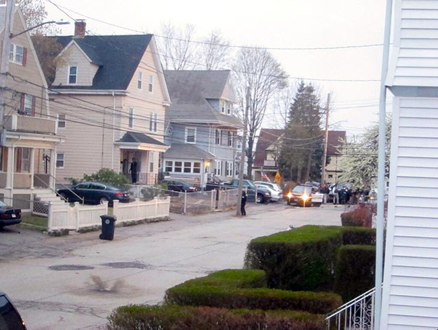 Watertown crime scene: Boston Bombing Suspects