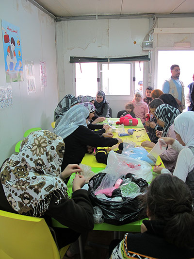 Zaatari refugee camp: Syrian refugees