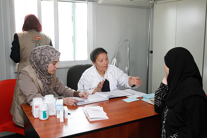 Zaatari refugee camp: Syrian refugees