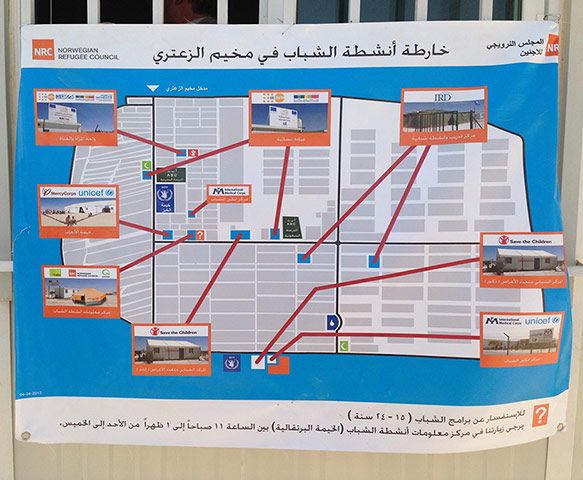 Zaatari refugee camp: Syrian refugees