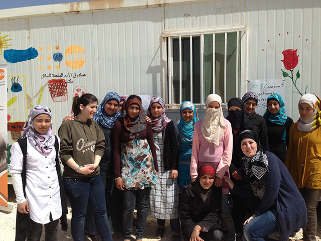 Zaatari refugee camp: Syrian refugees