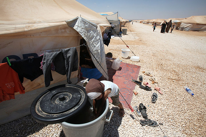 Zaatari refugee camp: Al Zaatary Camp for Syrian Refugees