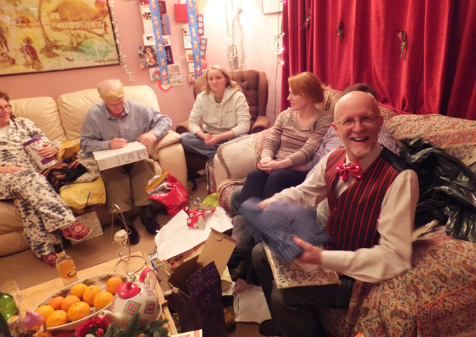 Family Christmas autism