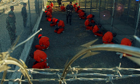 Detainees at Guantanamo Bay