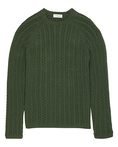 shop the look: Gassed cotton cable sweater