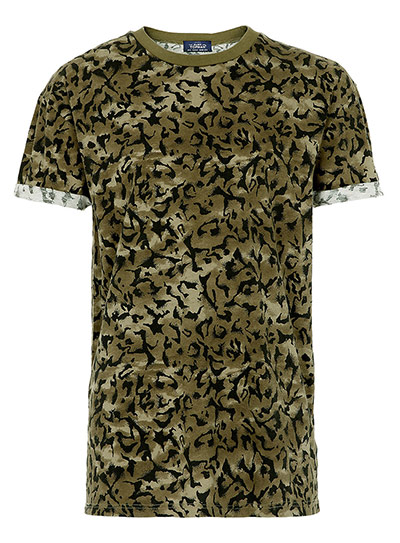 shop the look: Leopard camo print t-shirt