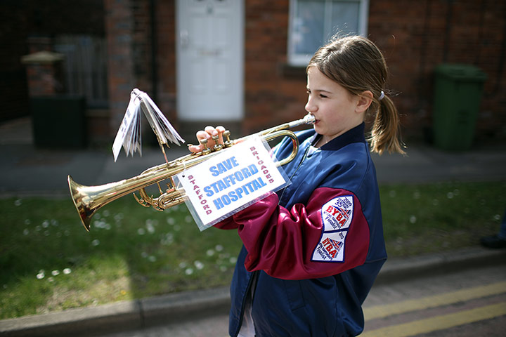 Stafford Hospital Demo: Thousands Of Demonstrators March Through Stafford 