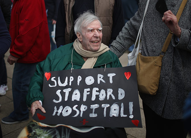 Stafford Hospital Demo: Thousands Of Demonstrators March Through Stafford