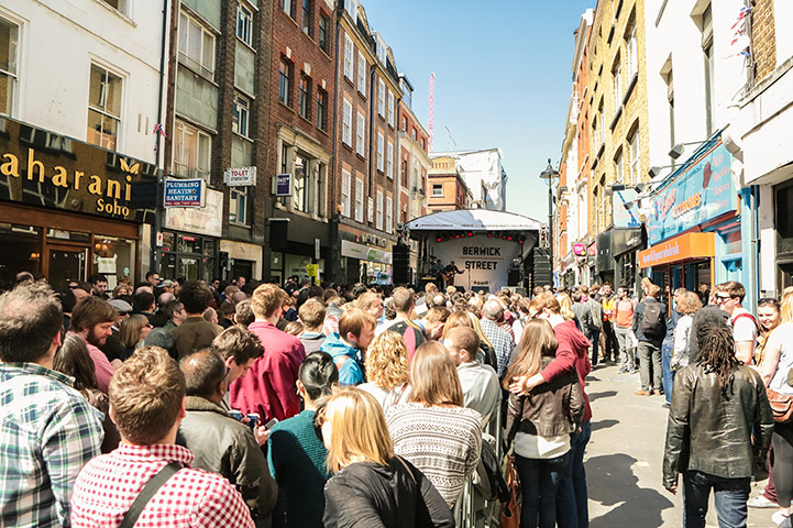 Record Store Day: Record Store Day - Berwick Street Mini Music Festival