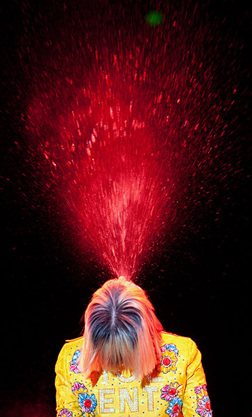 24 hours: Karen O of The Yeah Yeah Yeahs performs on stage at 2013 Coachella Music Fe