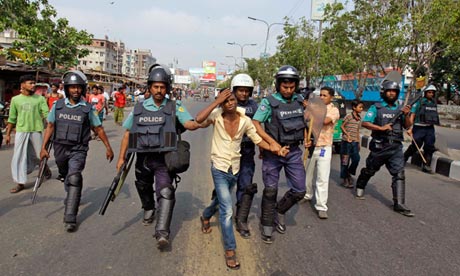 Bangladeshi police detain BNP activist