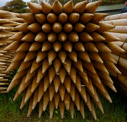 your pictures - post : pile of wooden posts 