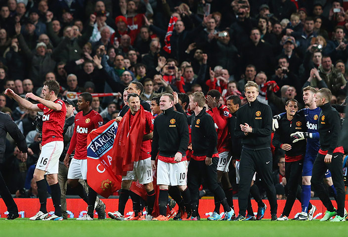 United v Villa 2: Ryan Giggs and Wayne Rooney